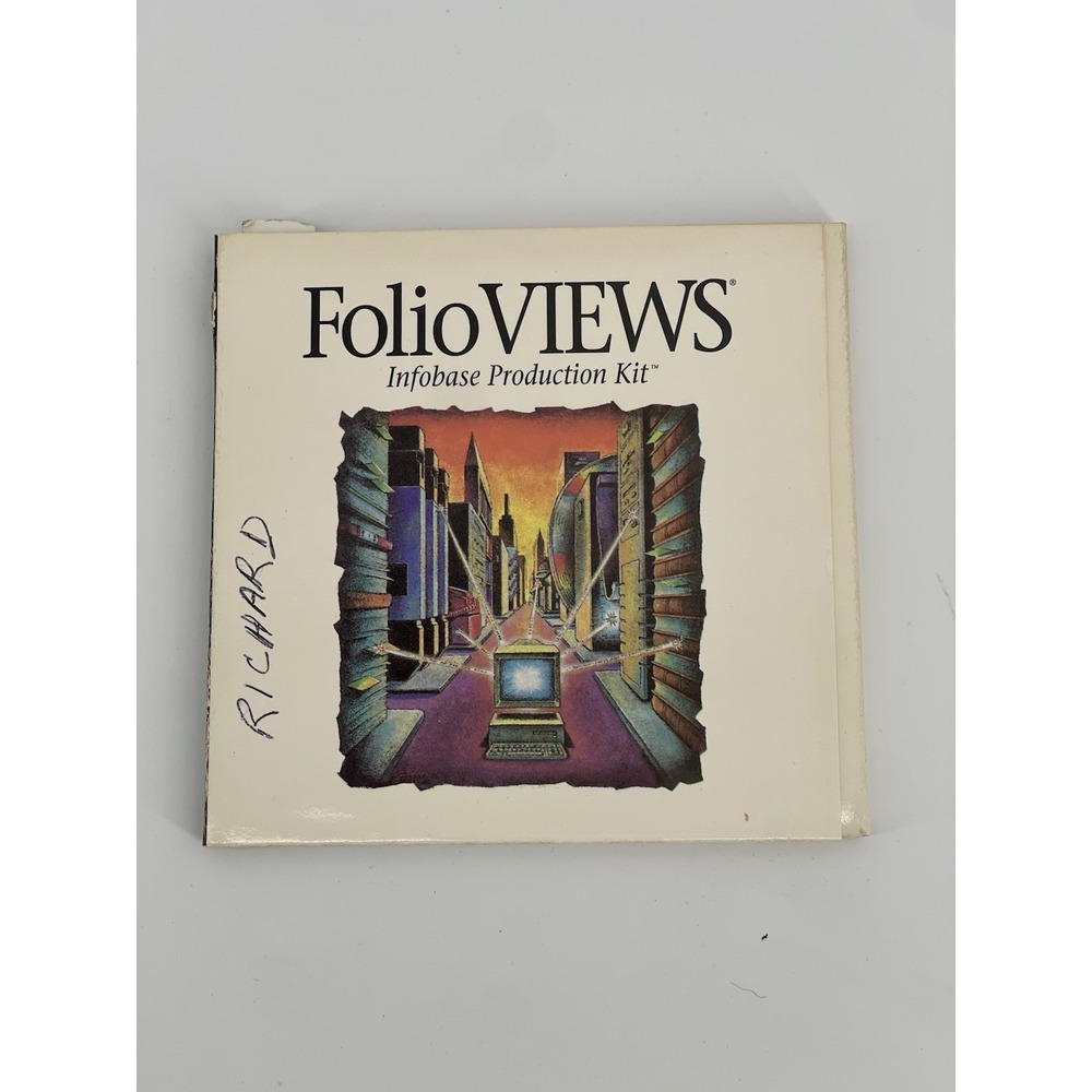 DEMO FolioViews Infobase Production Kit Version 3.1 Windows 1994